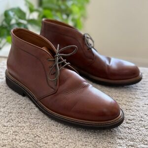 TO‎ BOOT NEW YORK ROYALE MEN 10 Leather Lace Up Chukka Boots BROWN LIGHTWEIGHT